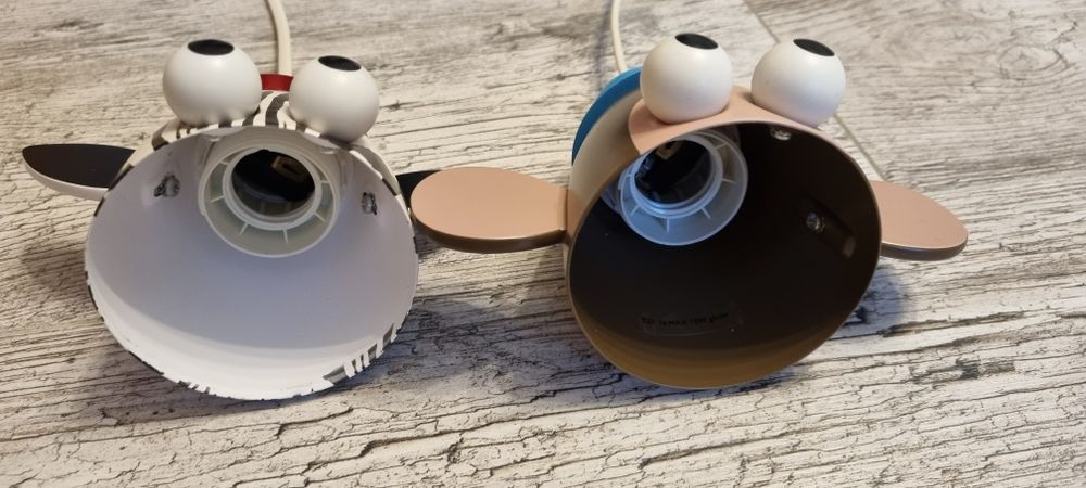 Lampy Massive – małpa i zebra