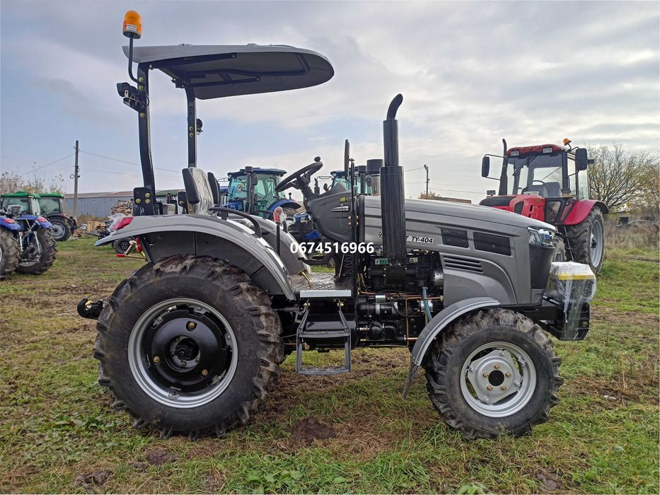 Мінітрактор Скаут TY-404 SR з козирком компресор реверс примусова