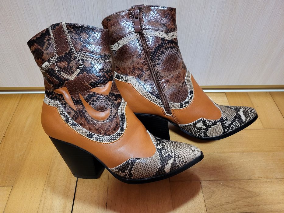 Buty Kowbojki Botki Kozaki