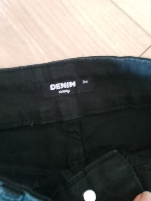 Spodnie damskie jeansy r. 38