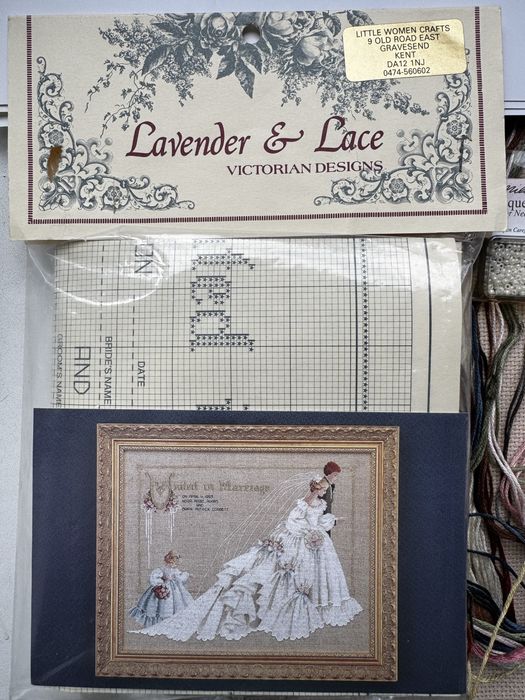 Набір для вишивання «The Wedding» Lavender & Lace.