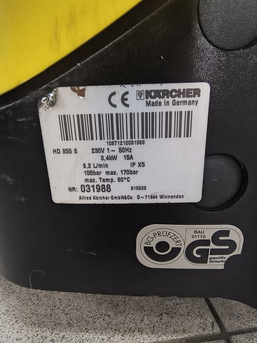 Myjka Karcher  HD 855s