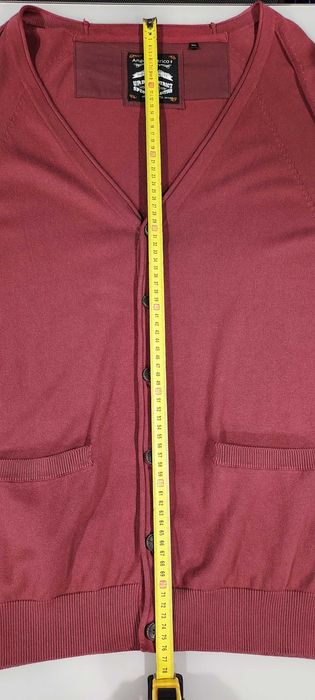 Casaco informal de cor bordeaux para homem