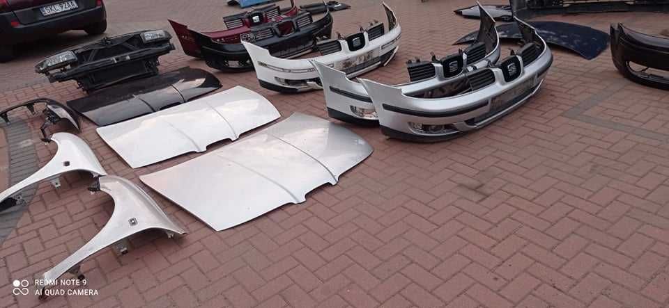 Seat Toledo Leon maska błotnik zderzak pas reflektor inne różne kolory