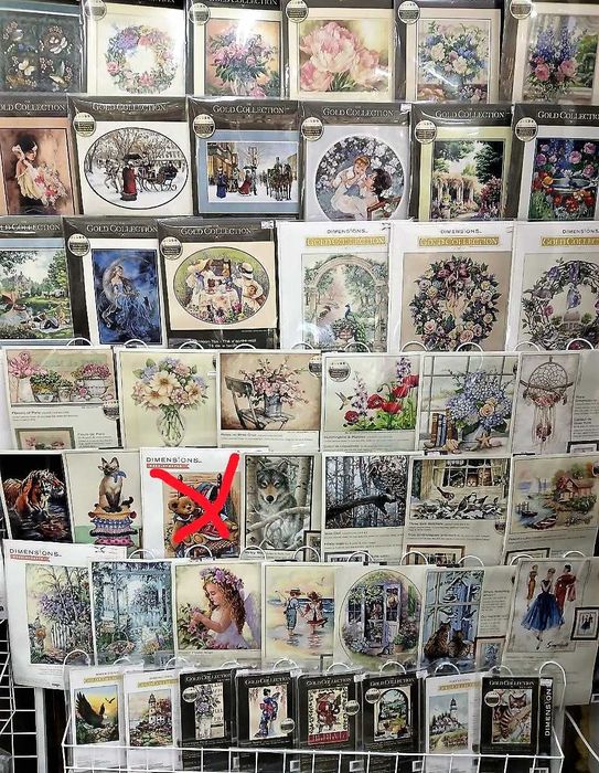 Вишивання Dimensions Permin Anchor Merejka. Будинок торгiлi 1-поверх.