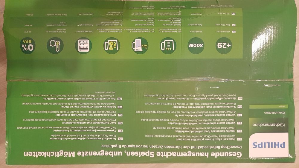 Philips Viva Collection Robot de Cozinha Compacto de 800 W