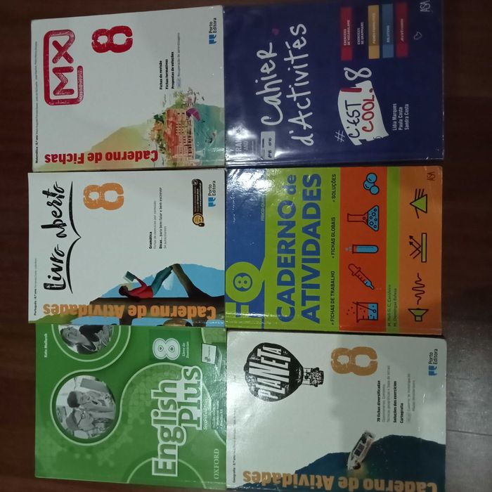 Livros de fichas 8 ano