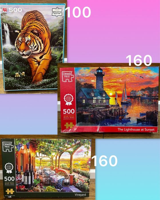 Пазли на 500 деталей Gibsons, Wasgij, Ravensburger, Corner Piece