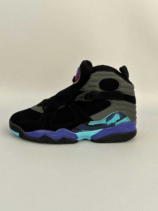 Бомбические мужские кроссовки Jordan 8 Retro Aqua кросівки джордан