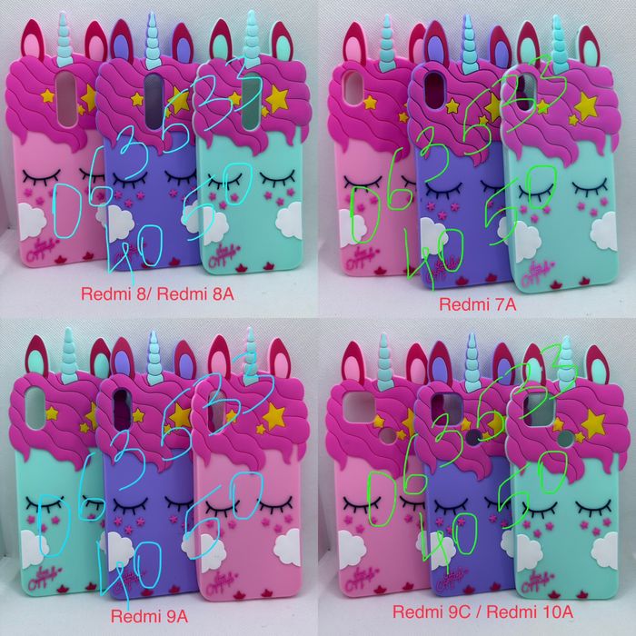 3d резиновый чехол пони для xiaomi Redmi 9c Note 9 pro Mi 9t и другие