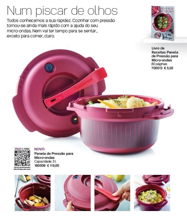 Tupperware® Microwave Pressure Cooker / Panela de Pressão para Microon