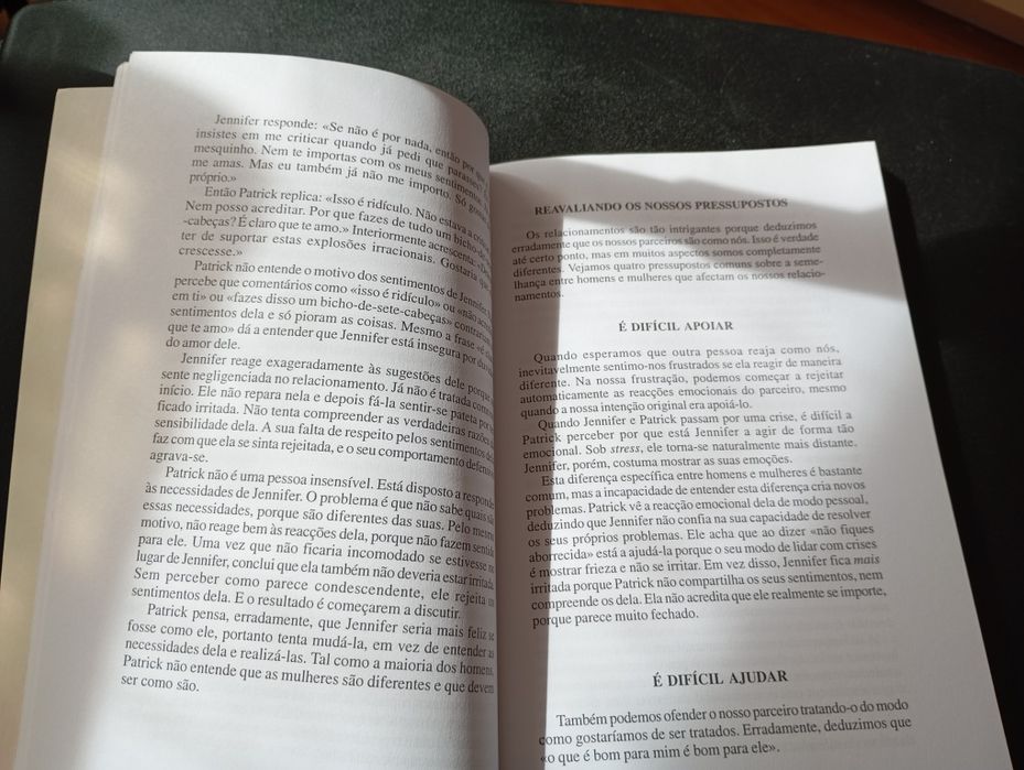 Livro " Homens, Mulheres e relacionamentos