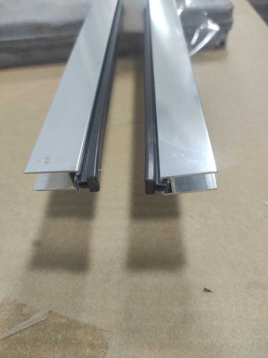 Магнитный стык, металлический профиль для дверей душевой кабины, хром