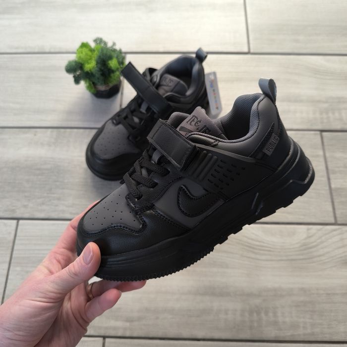 Чорні кеди для хлопчика, чорні кросівки, кроссовки мальчику, кеды