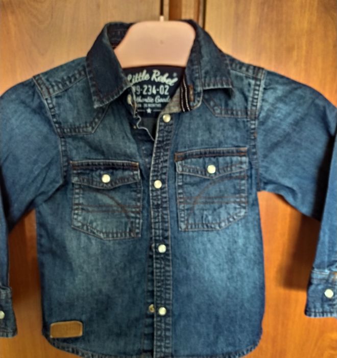 Camisa de ganga menino nova