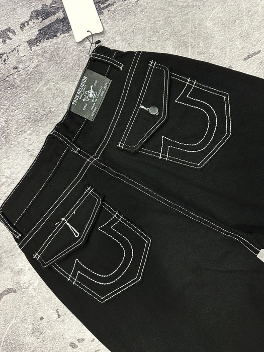 ‼️True Religion Black / S M L XL XXL / Штаны Мужские Джинси широкие