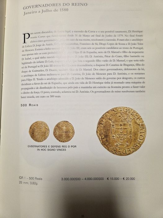 Livro Moedas Ouro