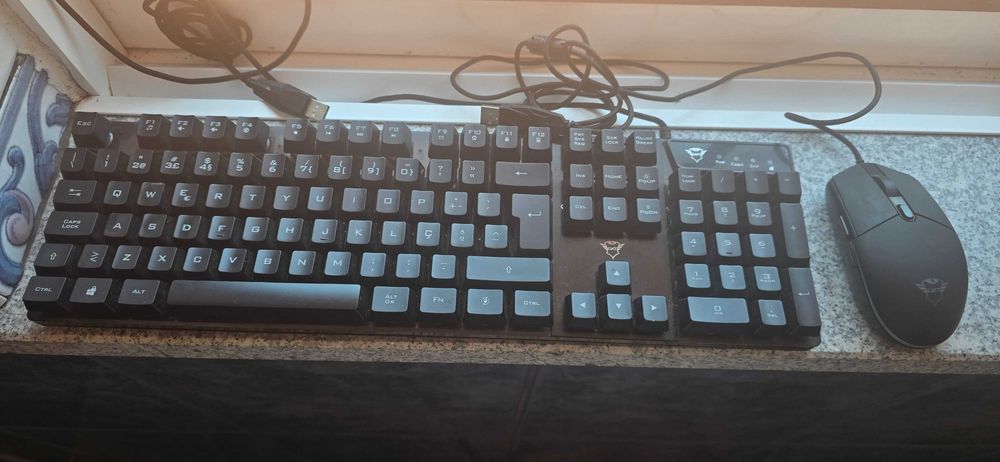 Combo gx rato + teclado mecânico