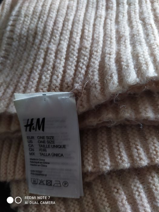 Szalik gruby ciepły H&M