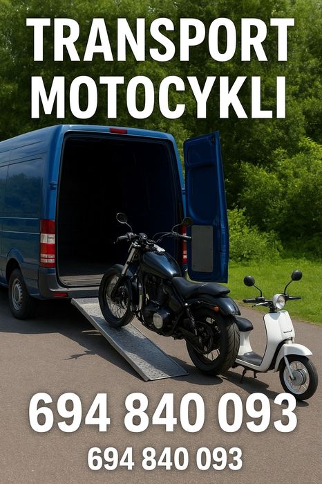 Transport motocykla quad-a skutera przewieziemy Twój motocykl
