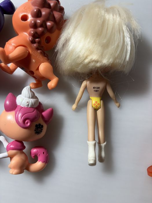 LPS littlest pet shop zestaw 4 figurki i lalka
