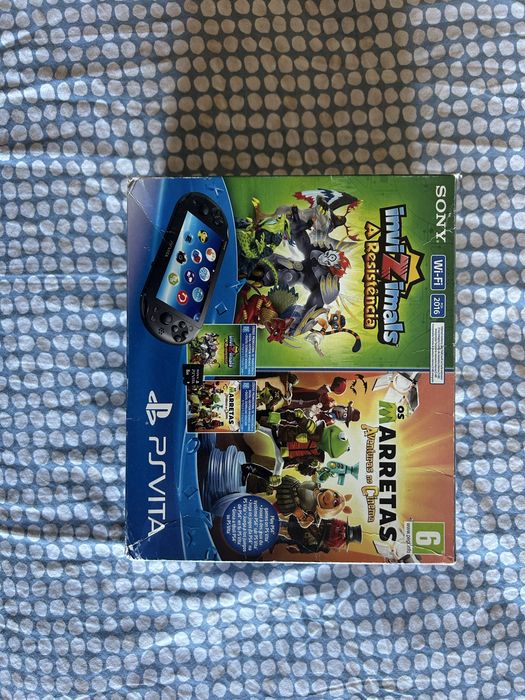 Ps vita slim desbloqueada com caixa + 3 jogos