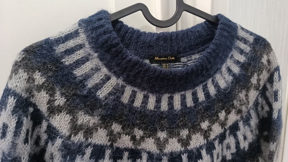 Sweter damski Massimo Dutti z wełną i moherem