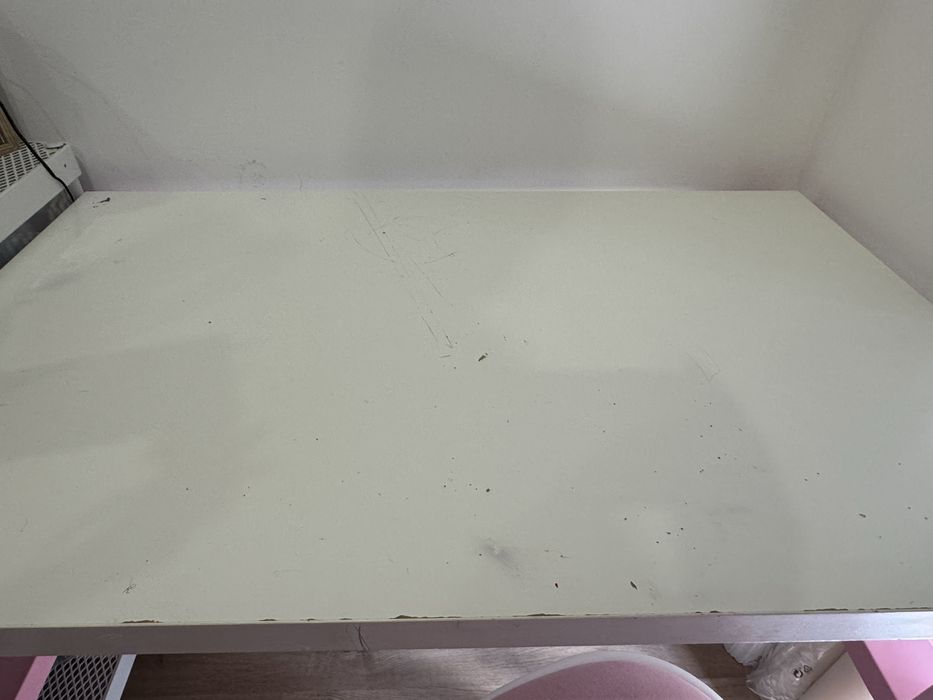 Secretaria criança PAHL + cadeira criança ORFJALL Ikea branco/ rosa