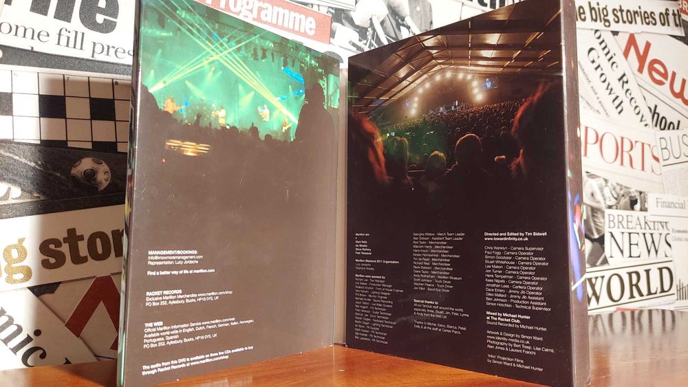 Marillion - Holidays In Zélande Live Koncert na 5x DVD Collector's BOX