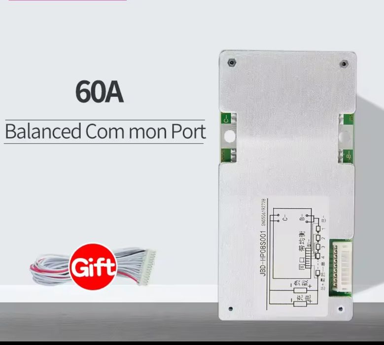 JBD BMS lifepo4 , 8s 60A