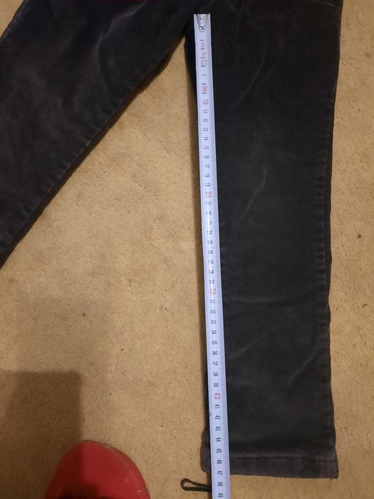 Штани вільвети на флісі на дівчинку розмір 128