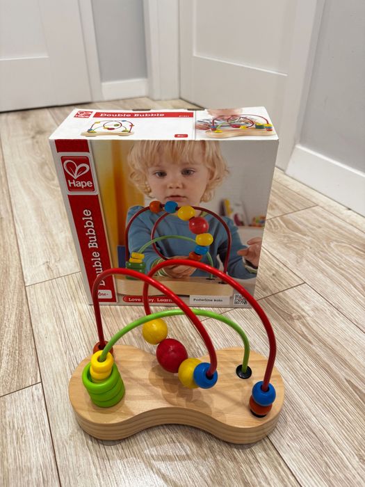 Drewniana przeplatanka Hape Double Bubble