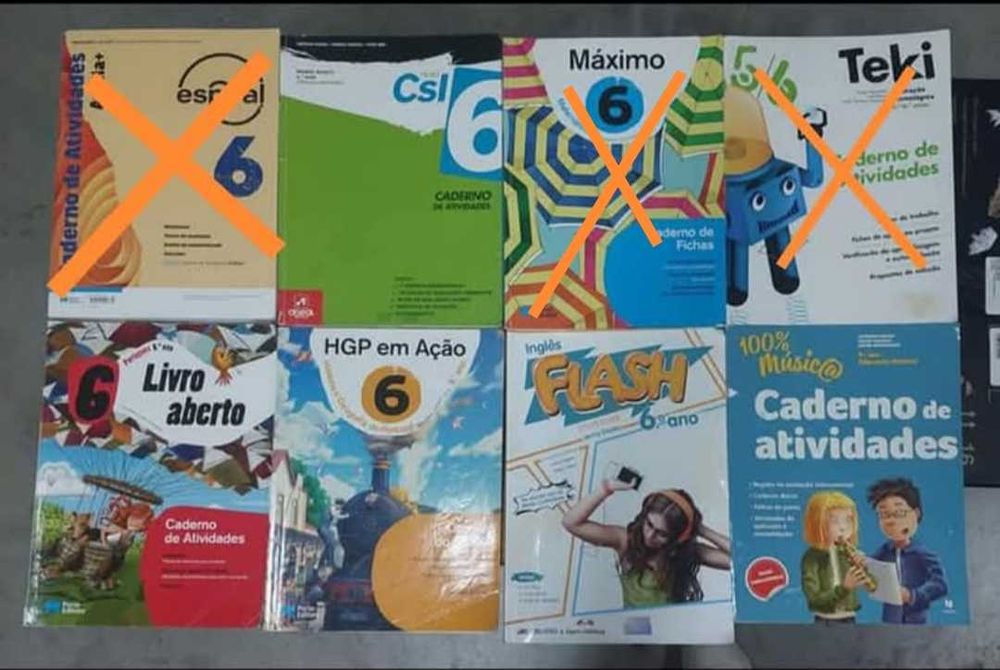 Manuais Escolares e Livros de Fichas 5° e 6° ano