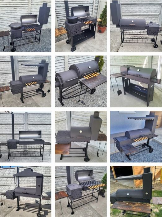 5мм • 4в1 • ПОСИЛЕНИЙ • Мангал Коптильня Барбекю з Пічкою, Смокер