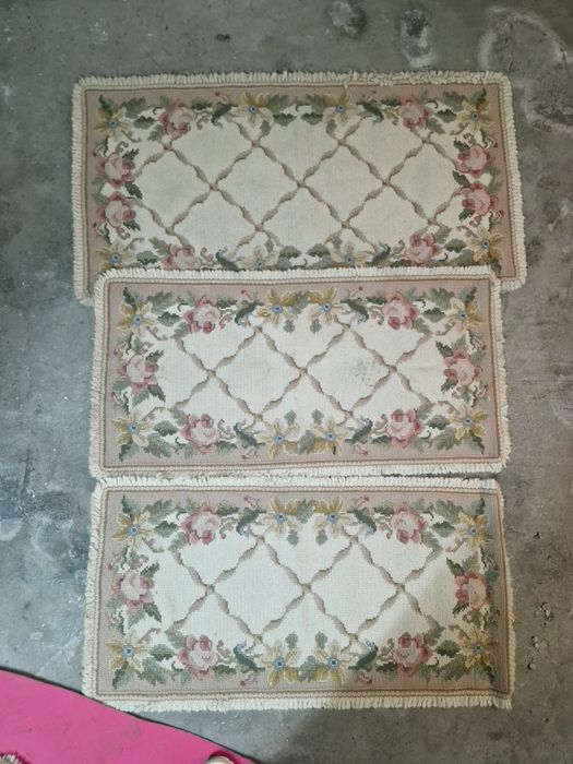 Pack 3 tapetes de arraiolos