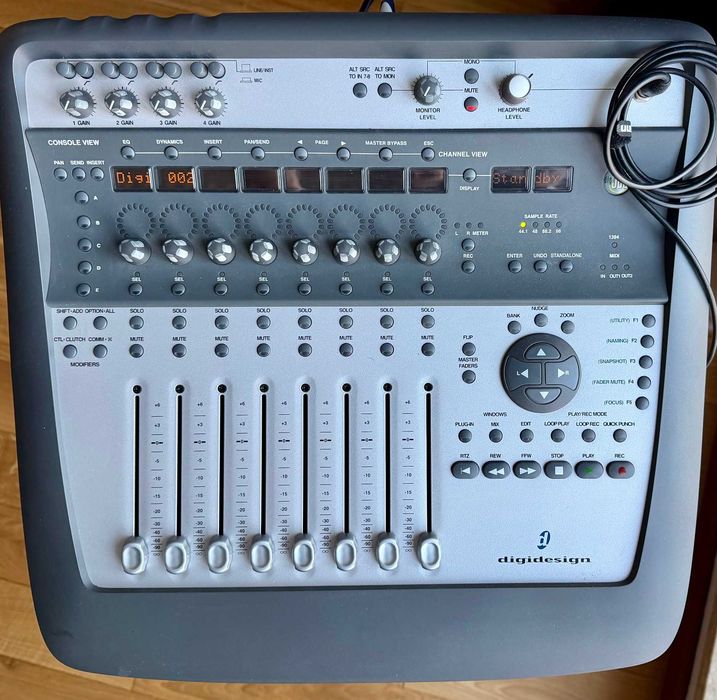 Cyfrowy mikser audio - interface ProTools Digidesign 002