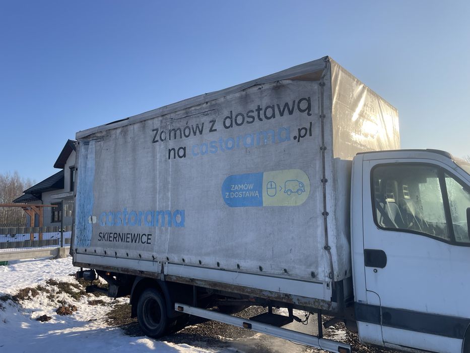 Zabudowa plandeka firanka paka z burtami iveco daily 5m