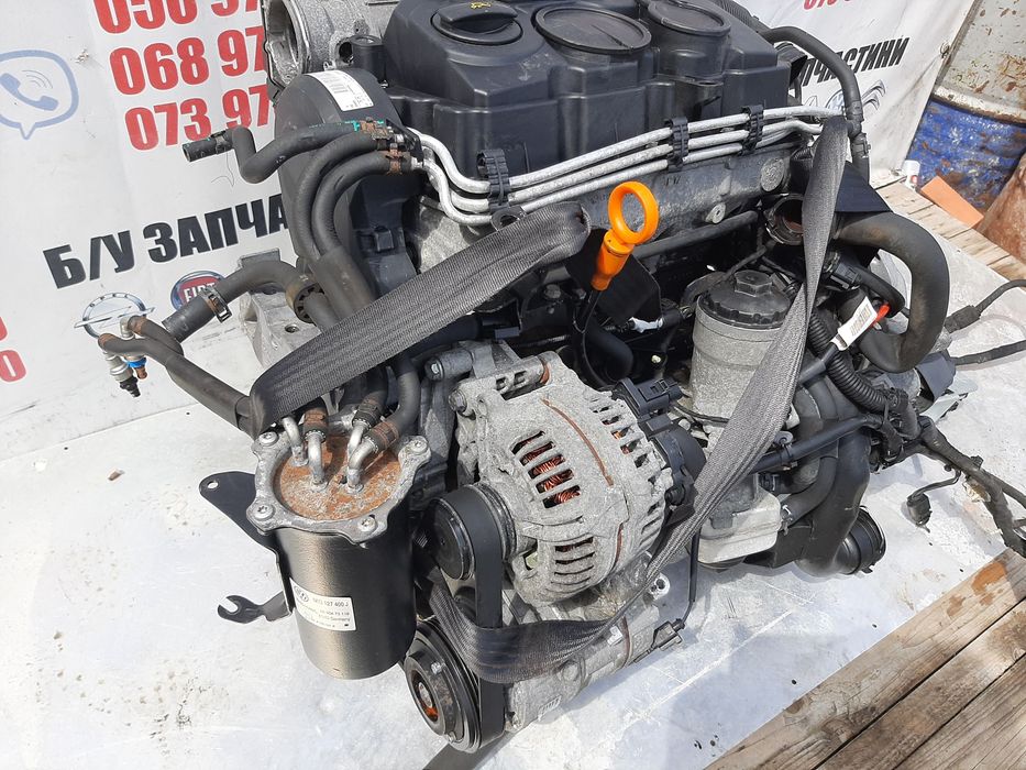 Двигун мотор 1,9 BLS Volswagen Caddy 2004-10 Golf 5 Skoda a5 Passat B6