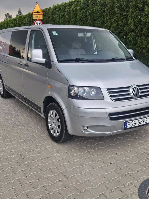 Volkswagen Transporter VW Transporter T5 2.5 TDI | DŁUGI L2H1 | 5-osobowy Mixt