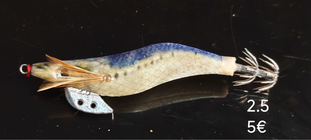 Amostra de pesca ao choco