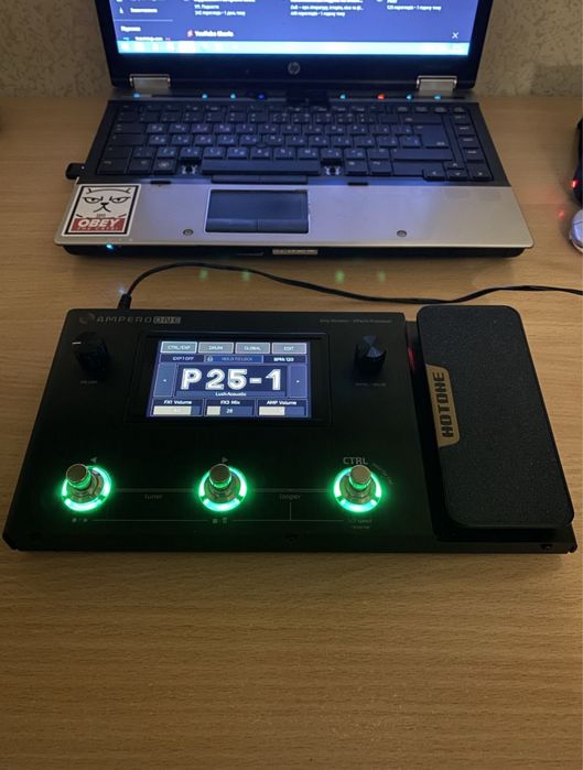 Гітарний процесор ефектів HOTONE AUDIO AMPERO ONE