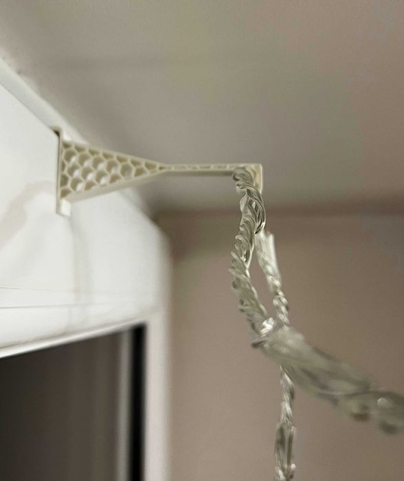 Кріплення/Гачки для декору на віконну раму ком. 3 шт (без свердління)