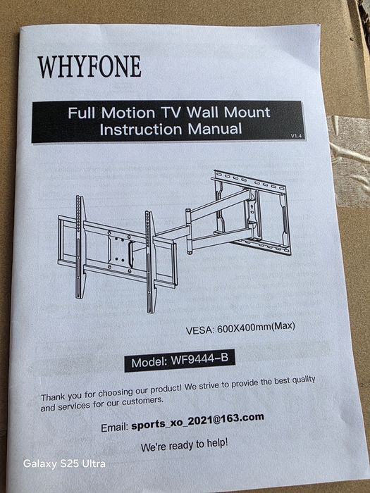 Fixação de parede para tv