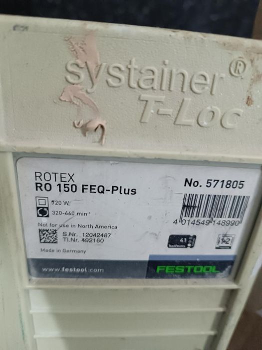 Festool ROTEX RO 150 FEQ-Plus – komplet