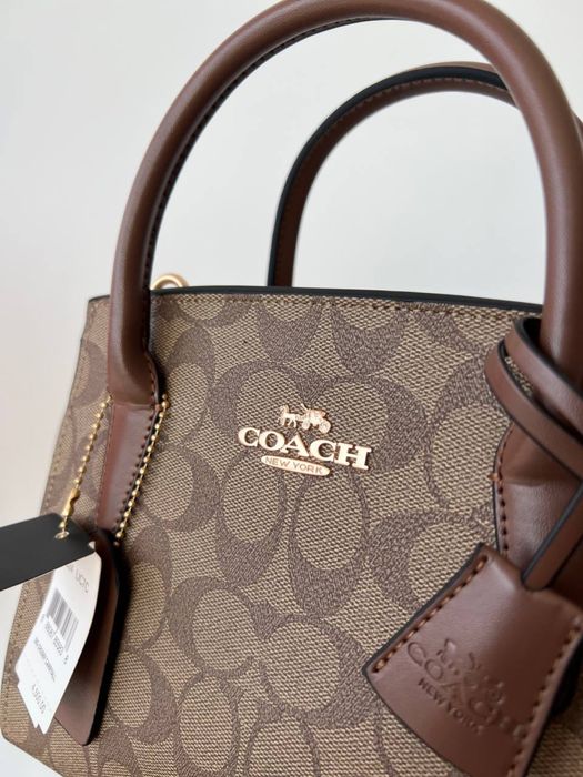 Сумка coach натуральна шкіра