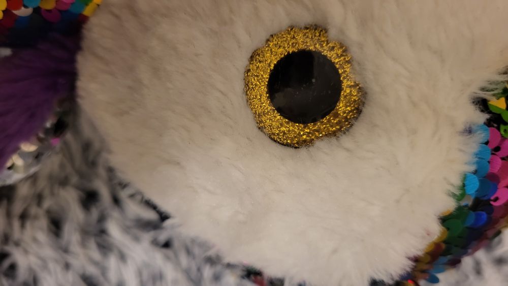 Maskotka sowa cekiny Glitzies