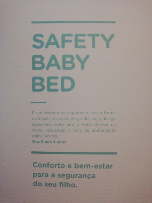 Lençóis bebé B-mum anti-sufoco