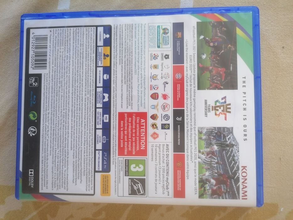PES 2021 Versão francesa - ps4