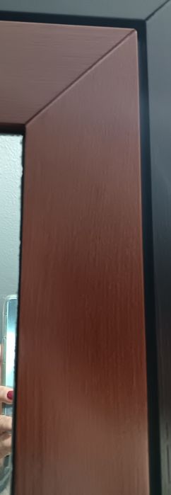 Espelho de madeira maciça wengue 180cmx80cm