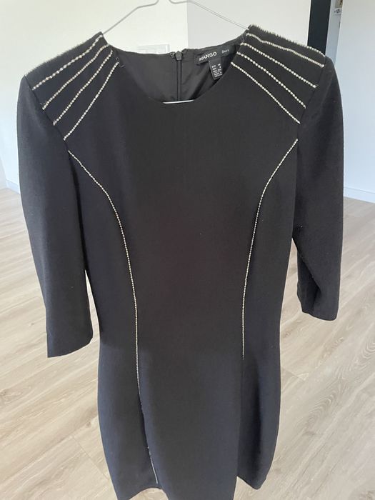 Sukienka czarna z mango rozmiar xs